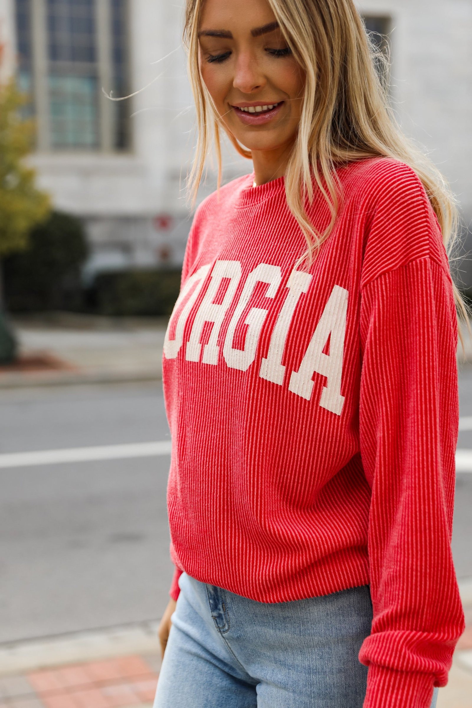 Georgia Corded Pullover