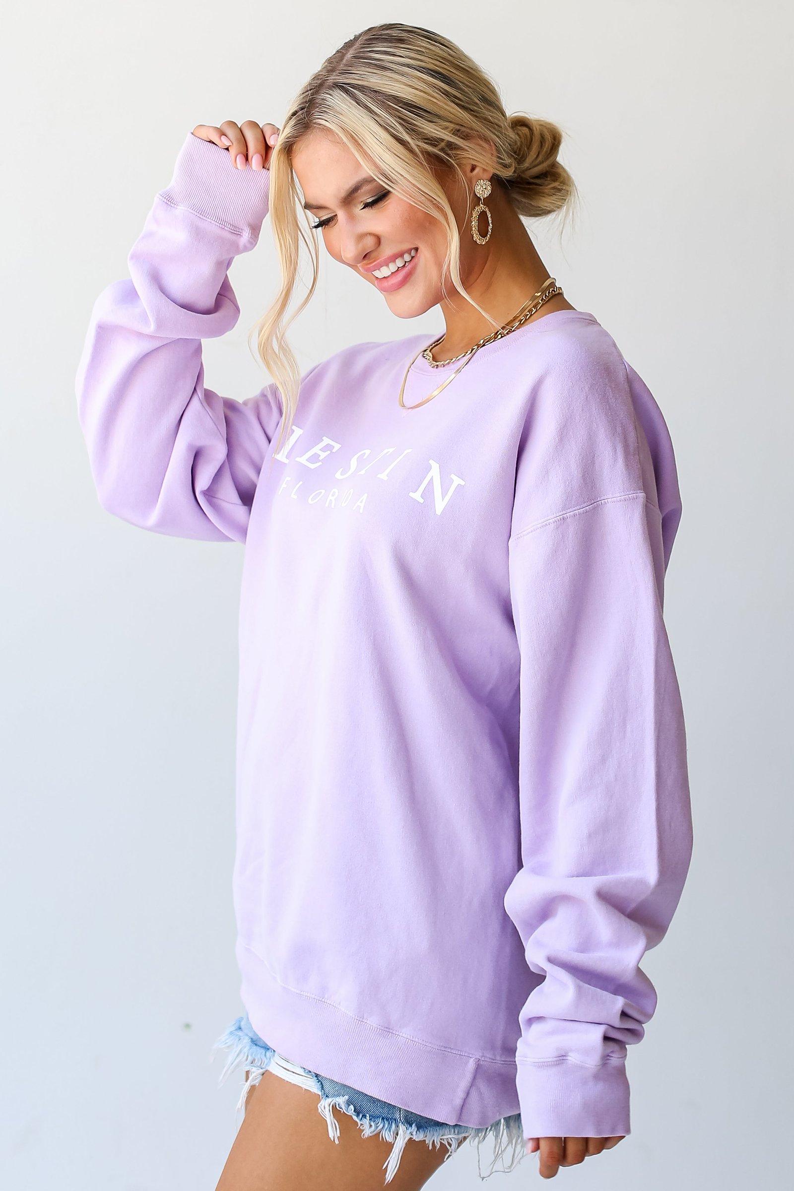 Lavender Destin Florida Sweatshirt