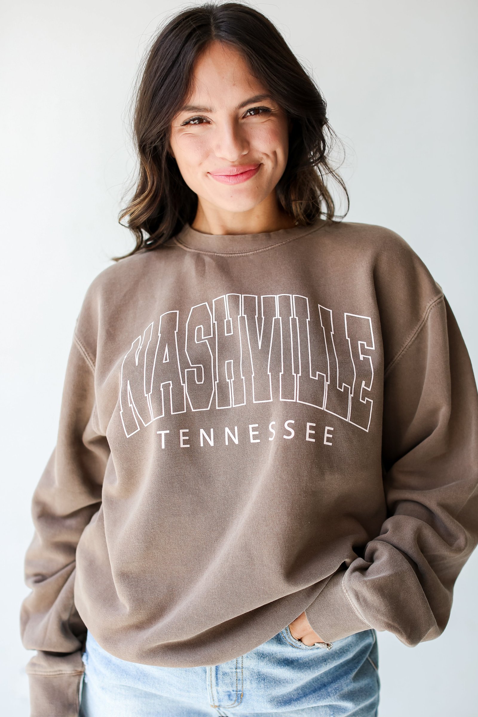 Brown Nashville Tennessee Sweatshirt