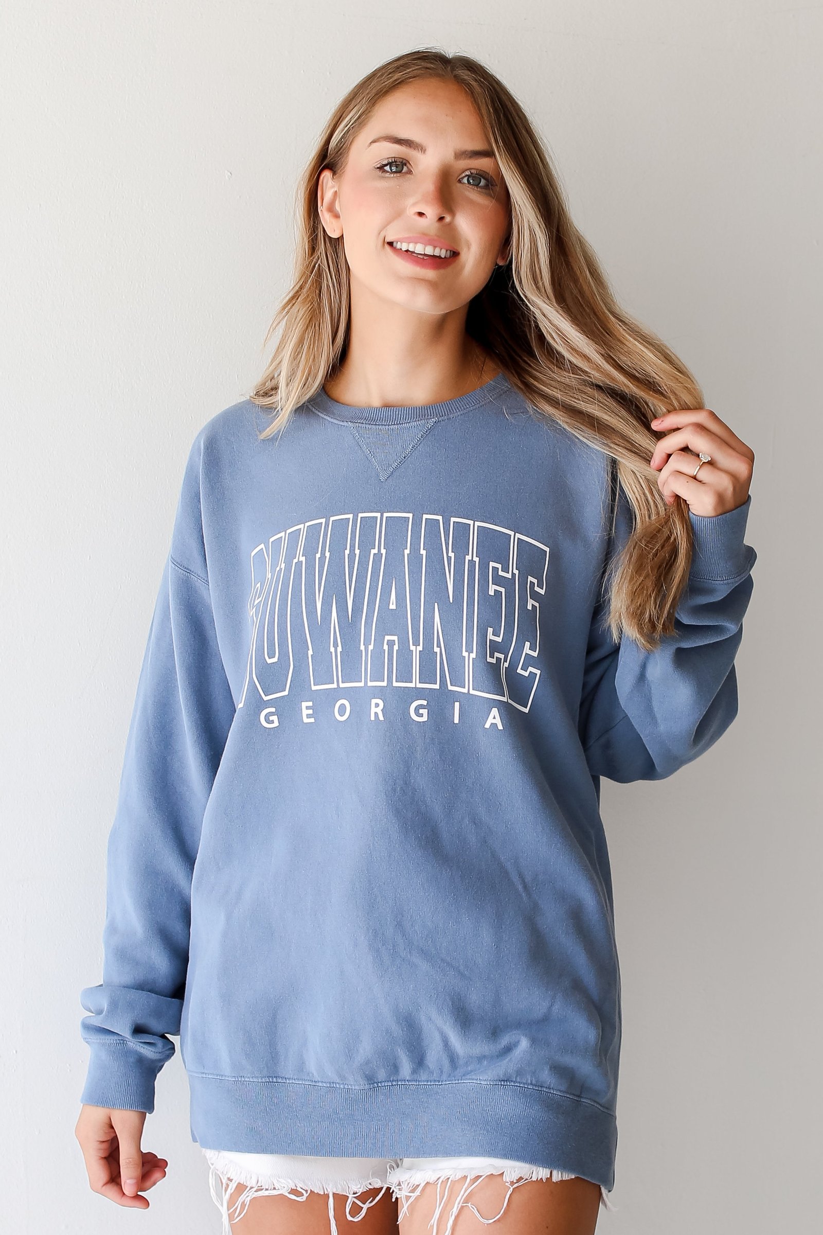 Light Blue Suwanee Georgia Sweatshirt