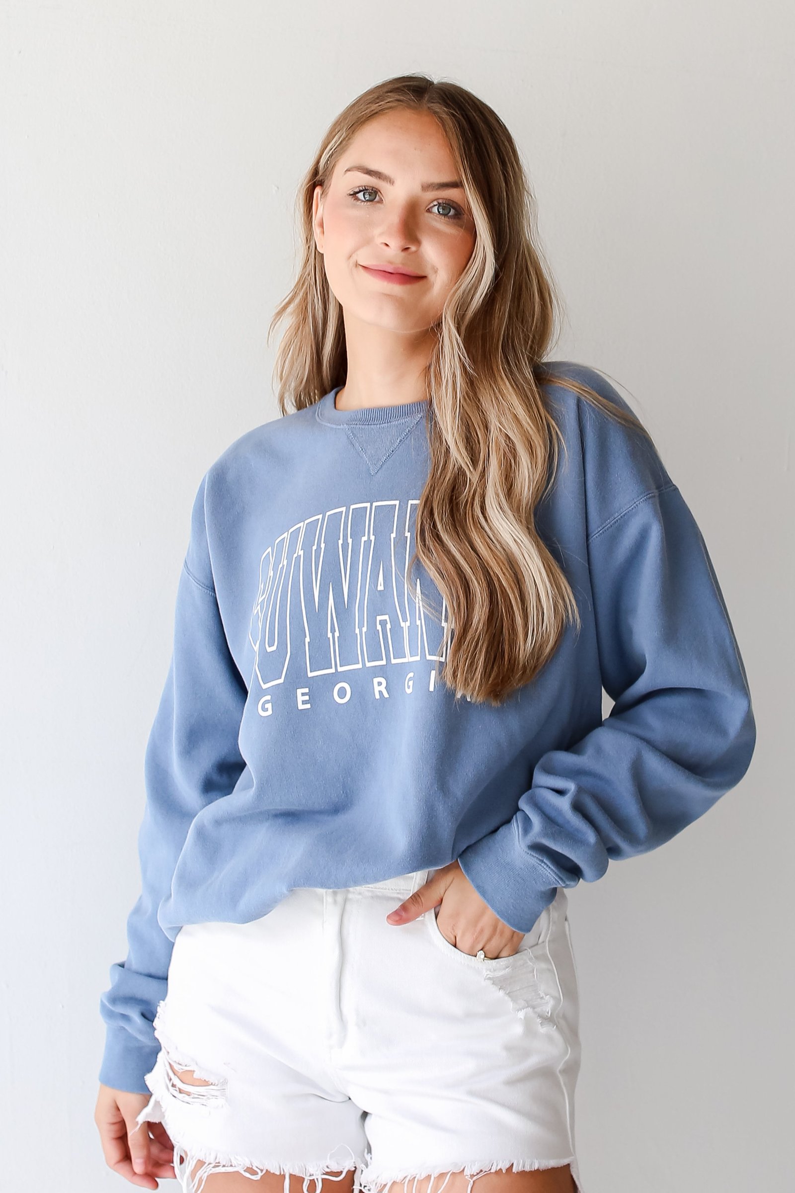 Light Blue Suwanee Georgia Sweatshirt